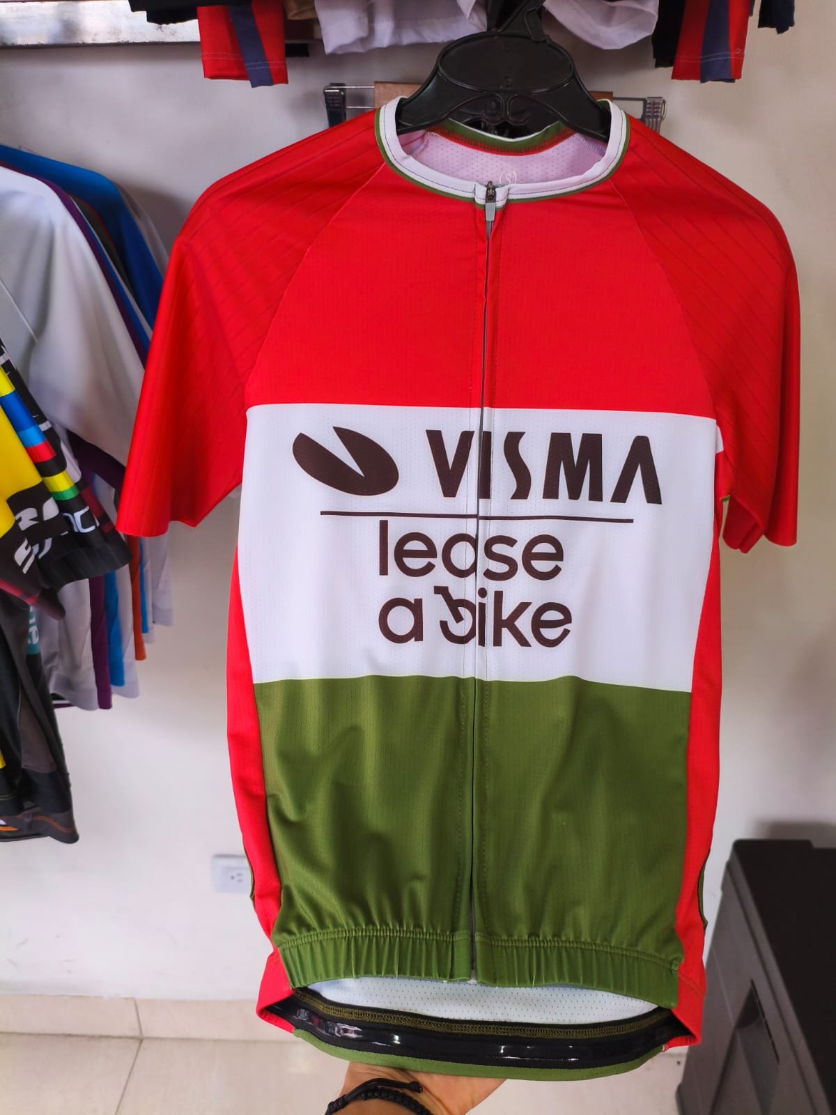 Jersey ciclismo Linea Pro VismaRojo - Image 2