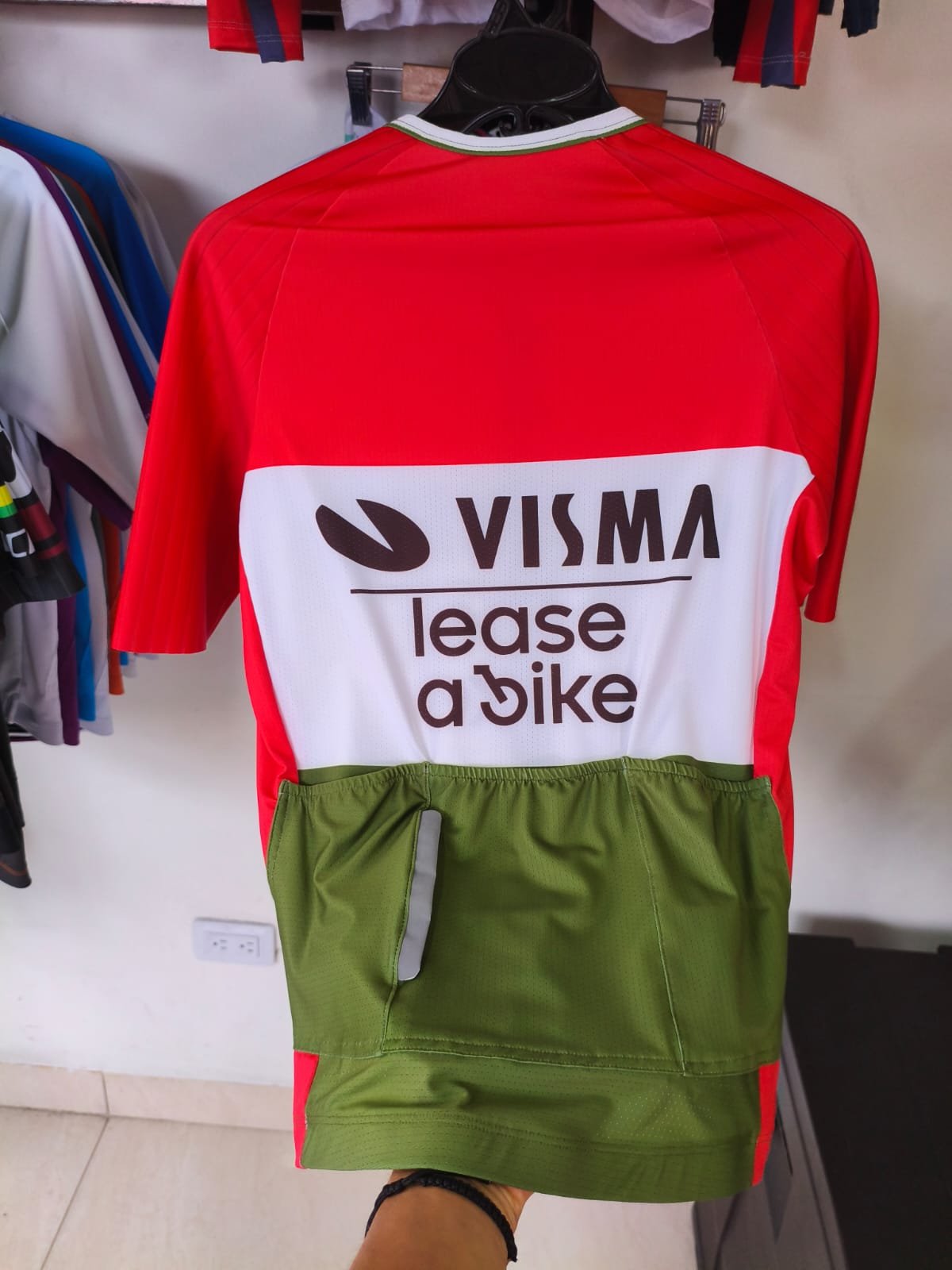 Jersey ciclismo Linea Pro VismaRojo - Image 4