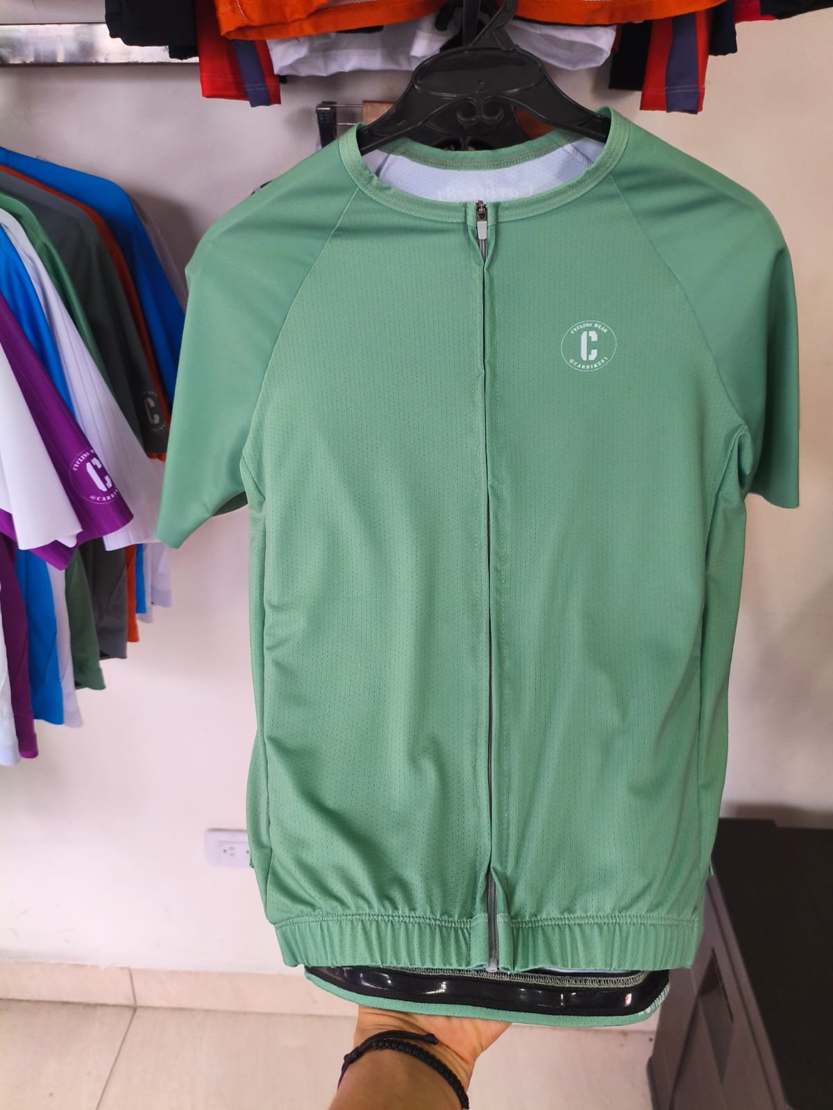 Jersey Linea Pro Verde Claro Unitono - Image 2