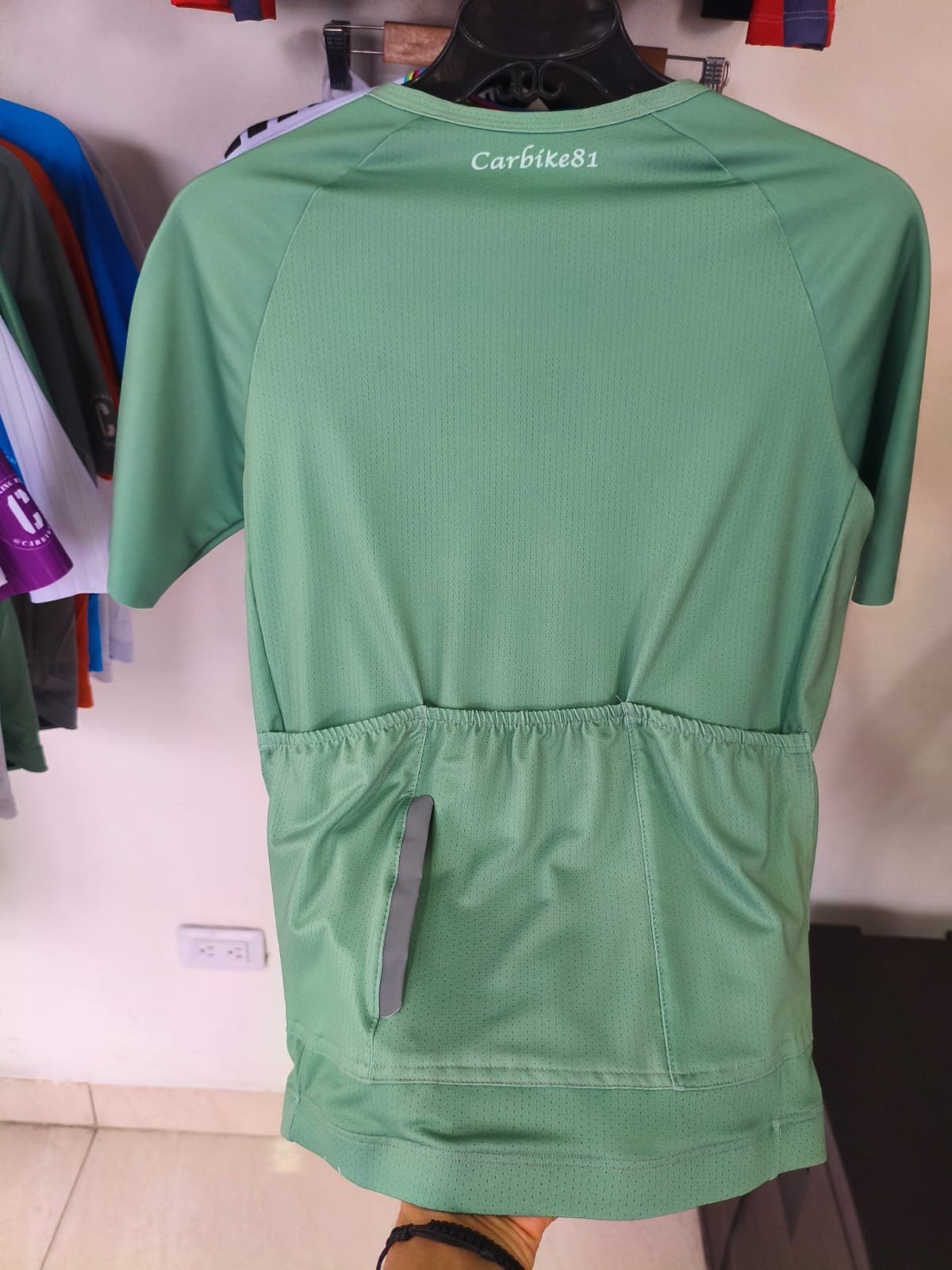 Jersey Linea Pro Verde Claro Unitono - Image 4