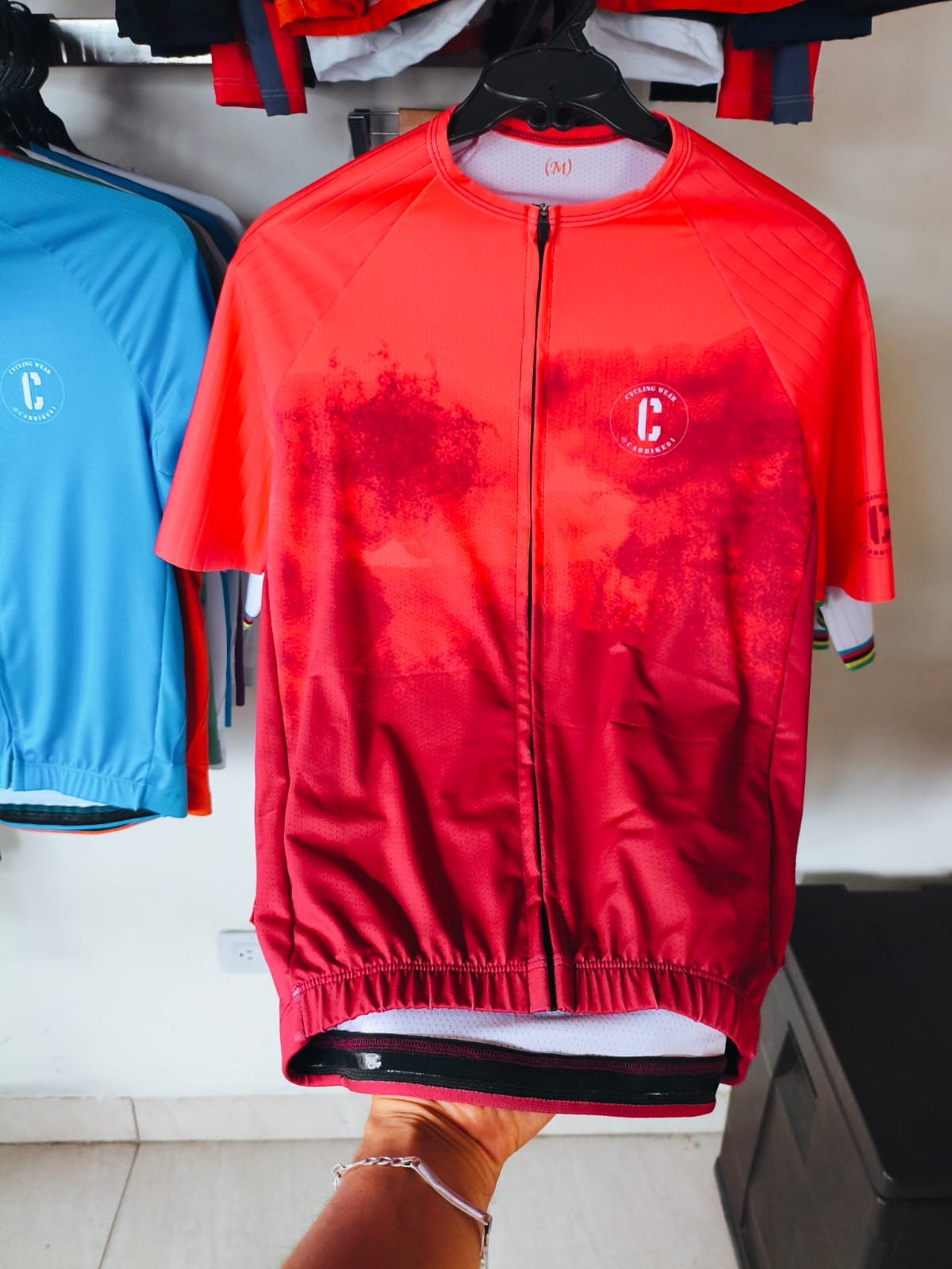 Jersey Linea Pro Naranja Manchas - Image 2