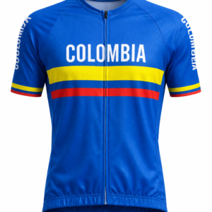 Jersey Ciclismo Linea Pro Colombia Azul